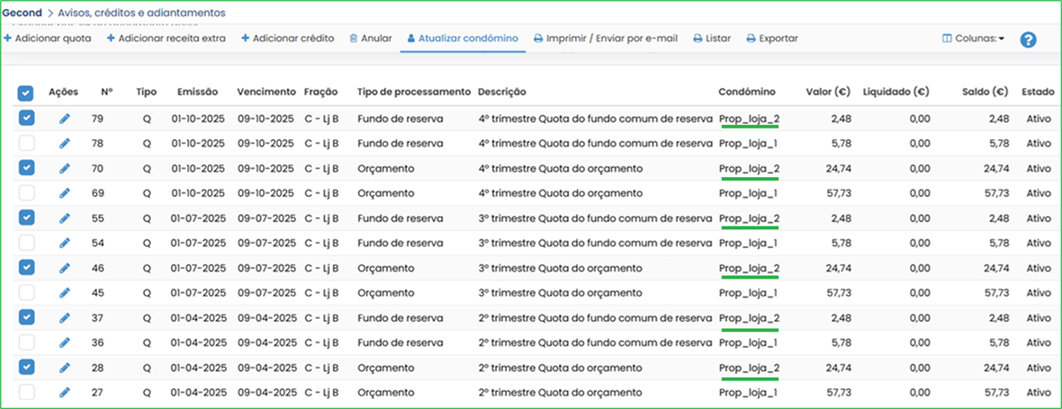Mudança de condómino numa fração- atualizar condómino II